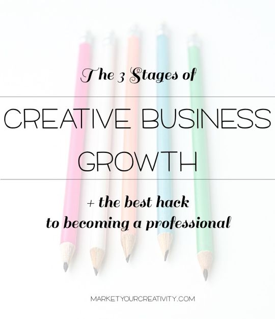 3 Stages of Creative Busines Growth